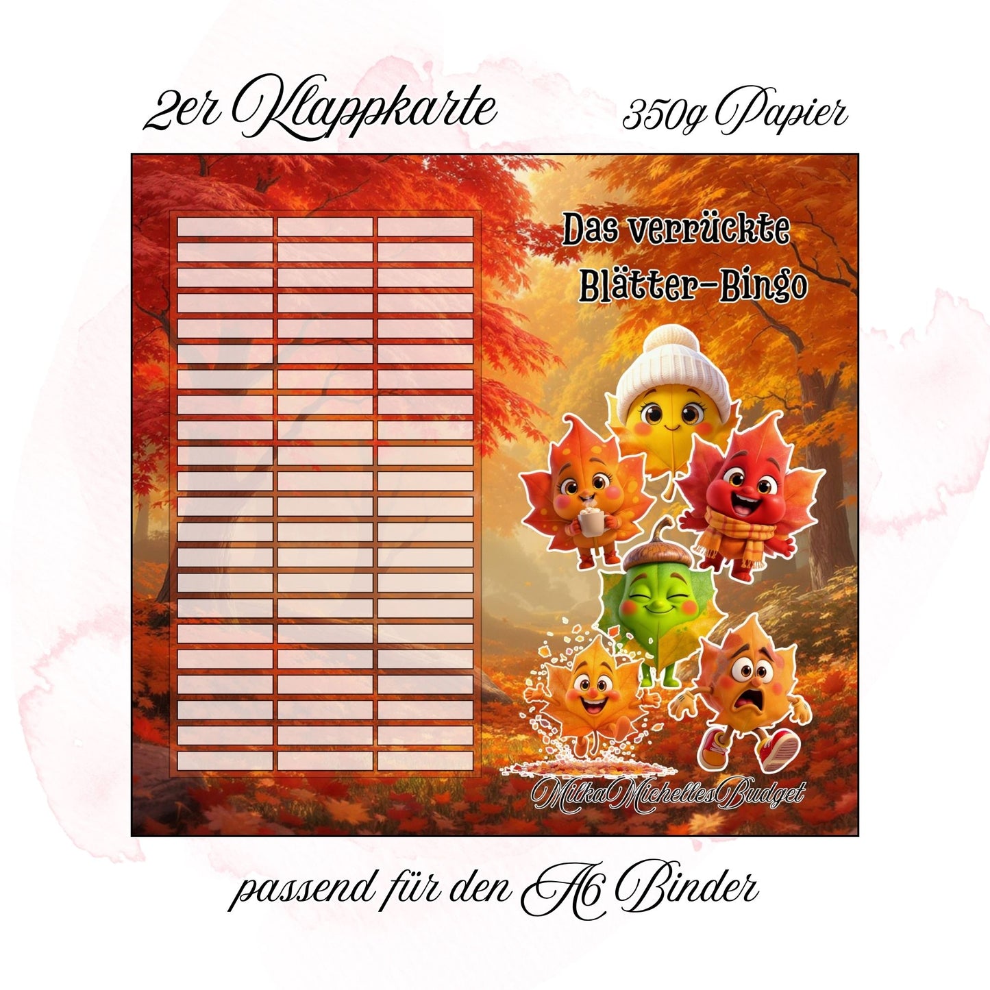 Das verrückte Blätterbingo