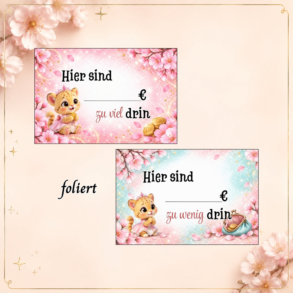 ZUVIEL & ZU WENIG 5er Set