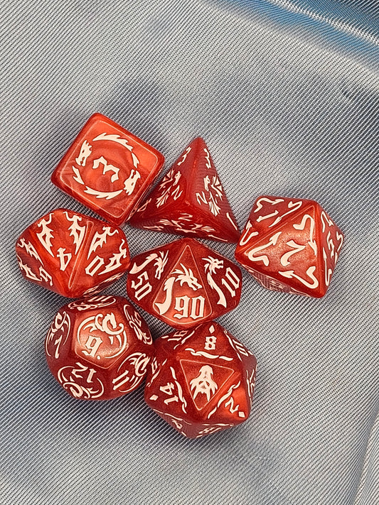 Würfelset Drachen