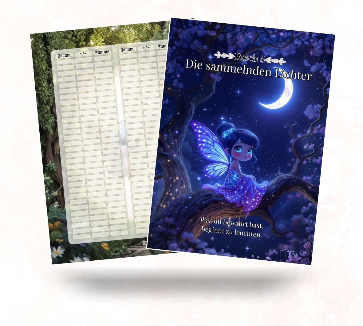 A5 Sparbuch - Die Reiche im Wald der stillen Magie