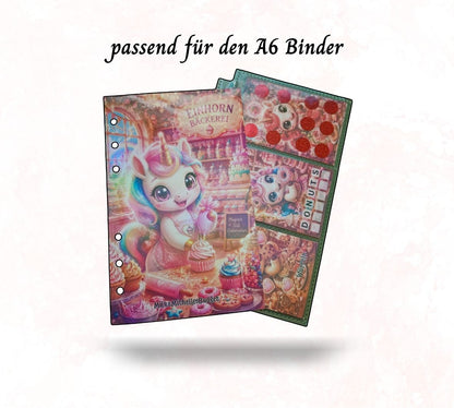 Einhorn Bäckerei Minis – 6 liebevoll gestaltete Spar-Challenges im Mini-Format