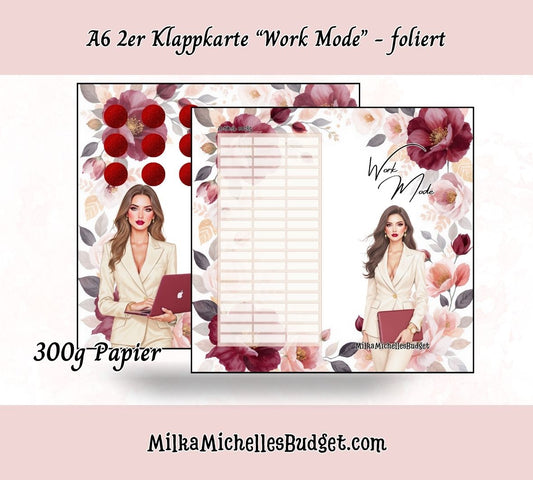 ✨ Work Mode – Deine stilvolle Sparchallenge für klare Ziele ✨