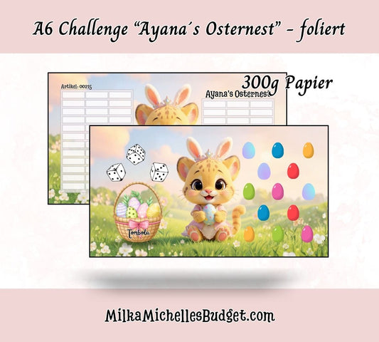 🐣 Ayana’s Osternest – Deine fröhliche Sparchallenge für die Osterzeit 🐣