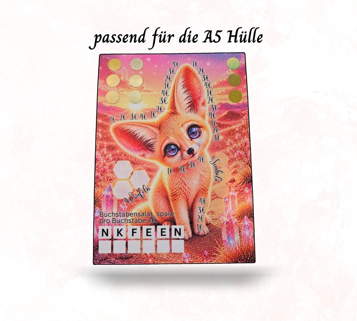 Sweet Animals A5 – Niedliche Spar-Challenges mit Tiermotiven