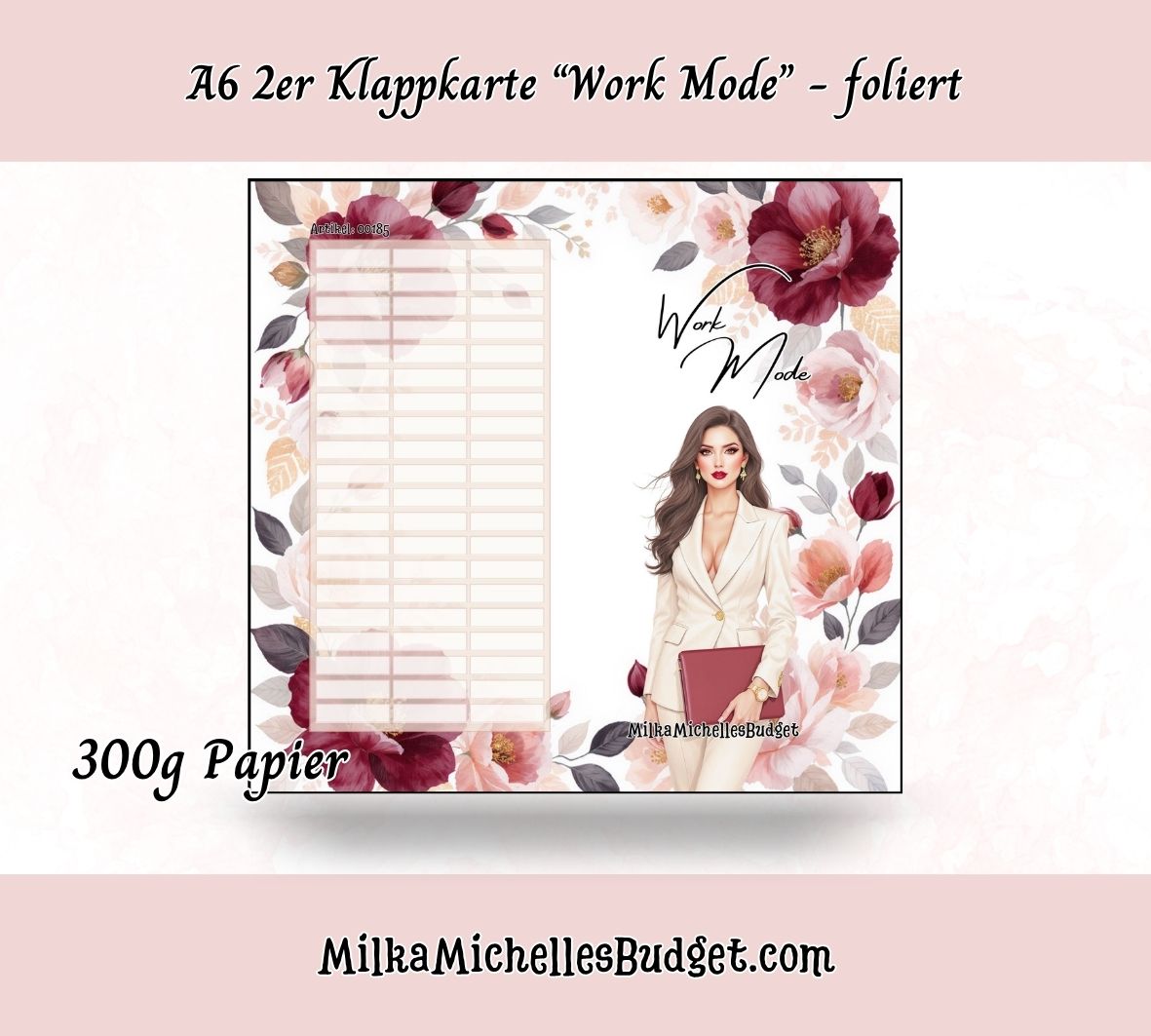 ✨ Work Mode – Deine stilvolle Sparchallenge für klare Ziele ✨