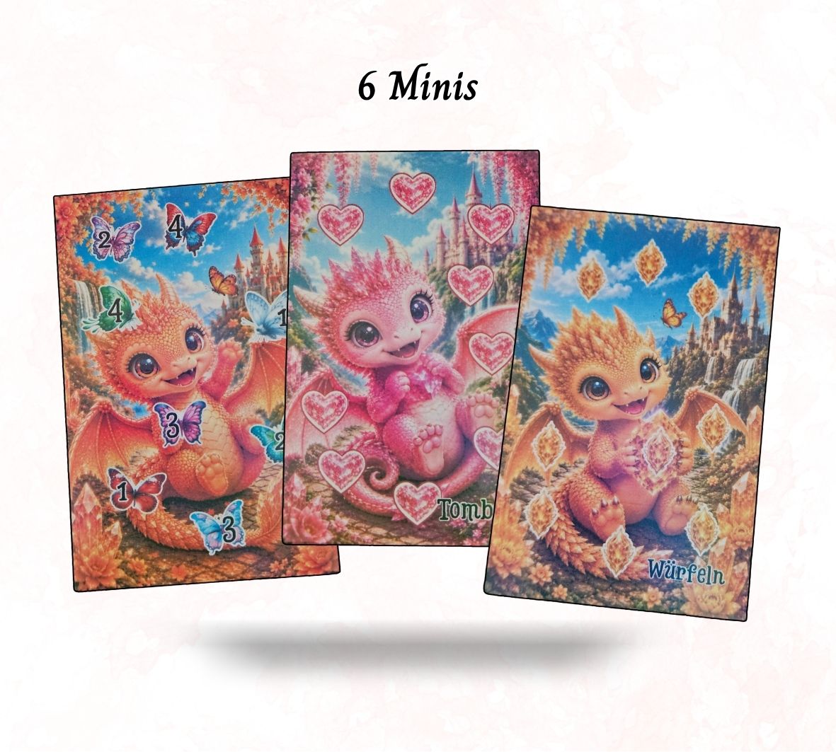 Drachenfunkeln – 6 magische Drachen Minis im A6 Format