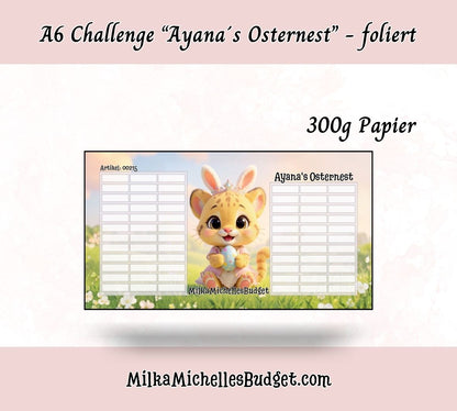 🐣 Ayana’s Osternest – Deine fröhliche Sparchallenge für die Osterzeit 🐣