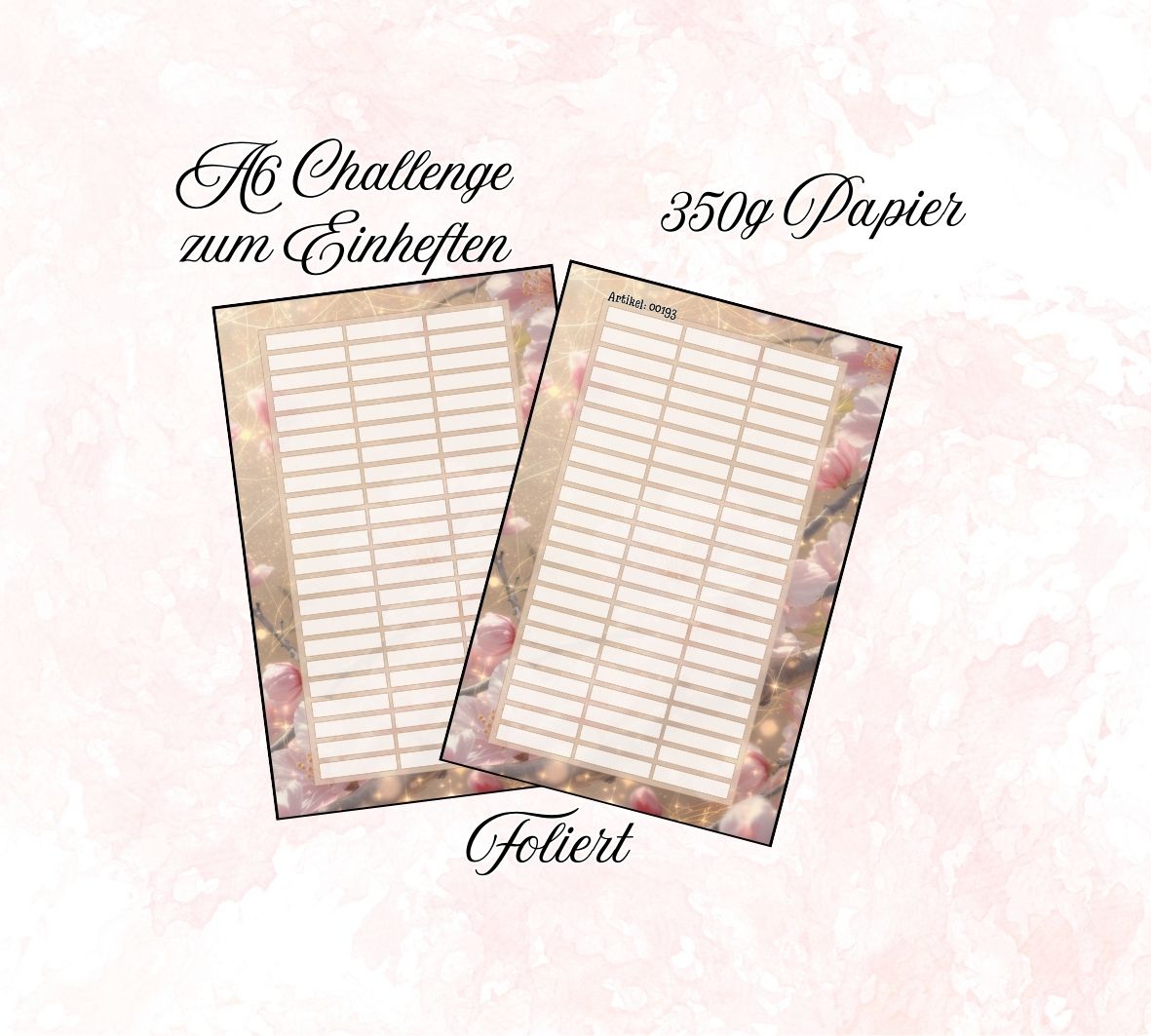 Die Nacht der 1000 Blüten - 1000€ Sparplan