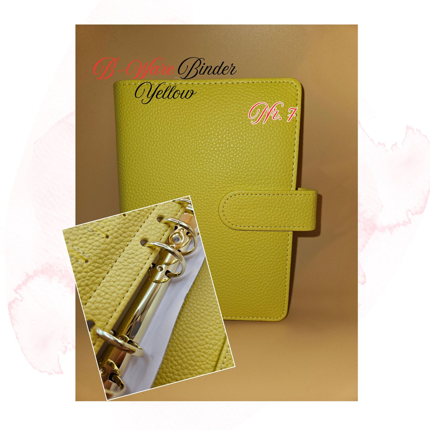 B-Ware Kiesel-Leder Binder A6 Teil 1