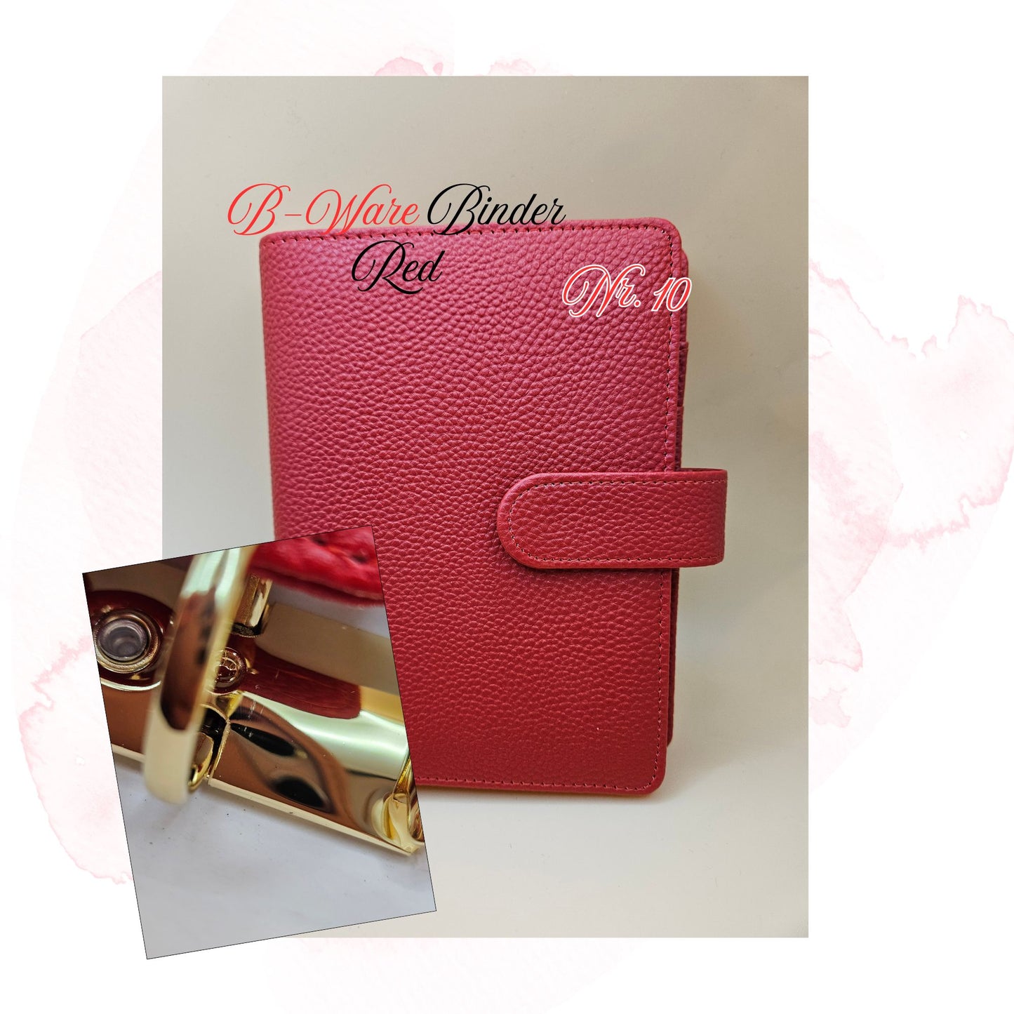 B-Ware Kiesel-Leder Binder A6 Teil 1