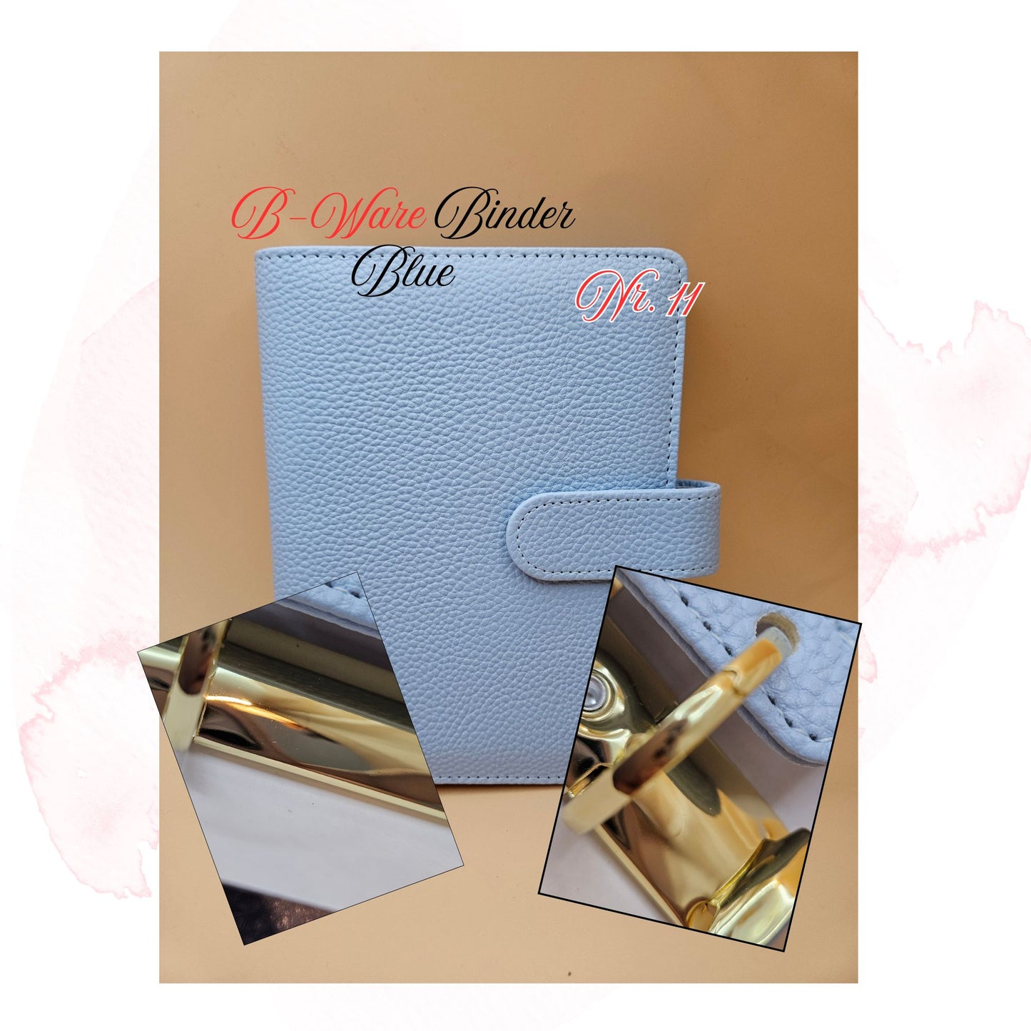 B-Ware Kiesel-Leder Binder A6 Teil 1