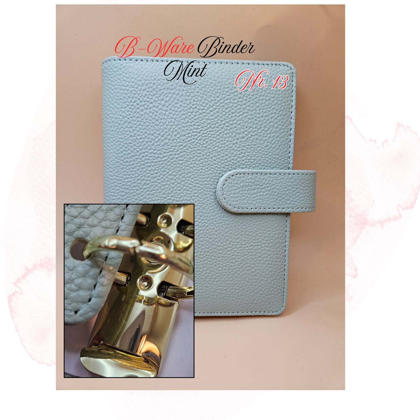 B-Ware Kiesel-Leder Binder A6 Teil 1