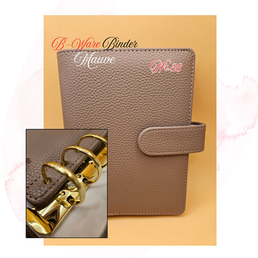 B-Ware Kiesel-Leder Binder A6 Teil 2