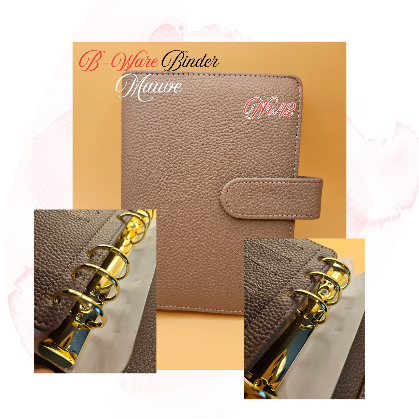 B-Ware Kiesel-Leder Binder A6 Teil 2
