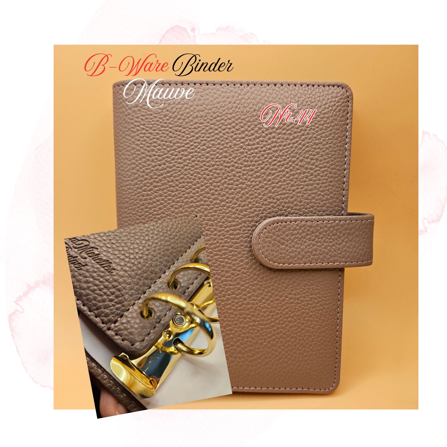 B-Ware Kiesel-Leder Binder A6 Teil 2