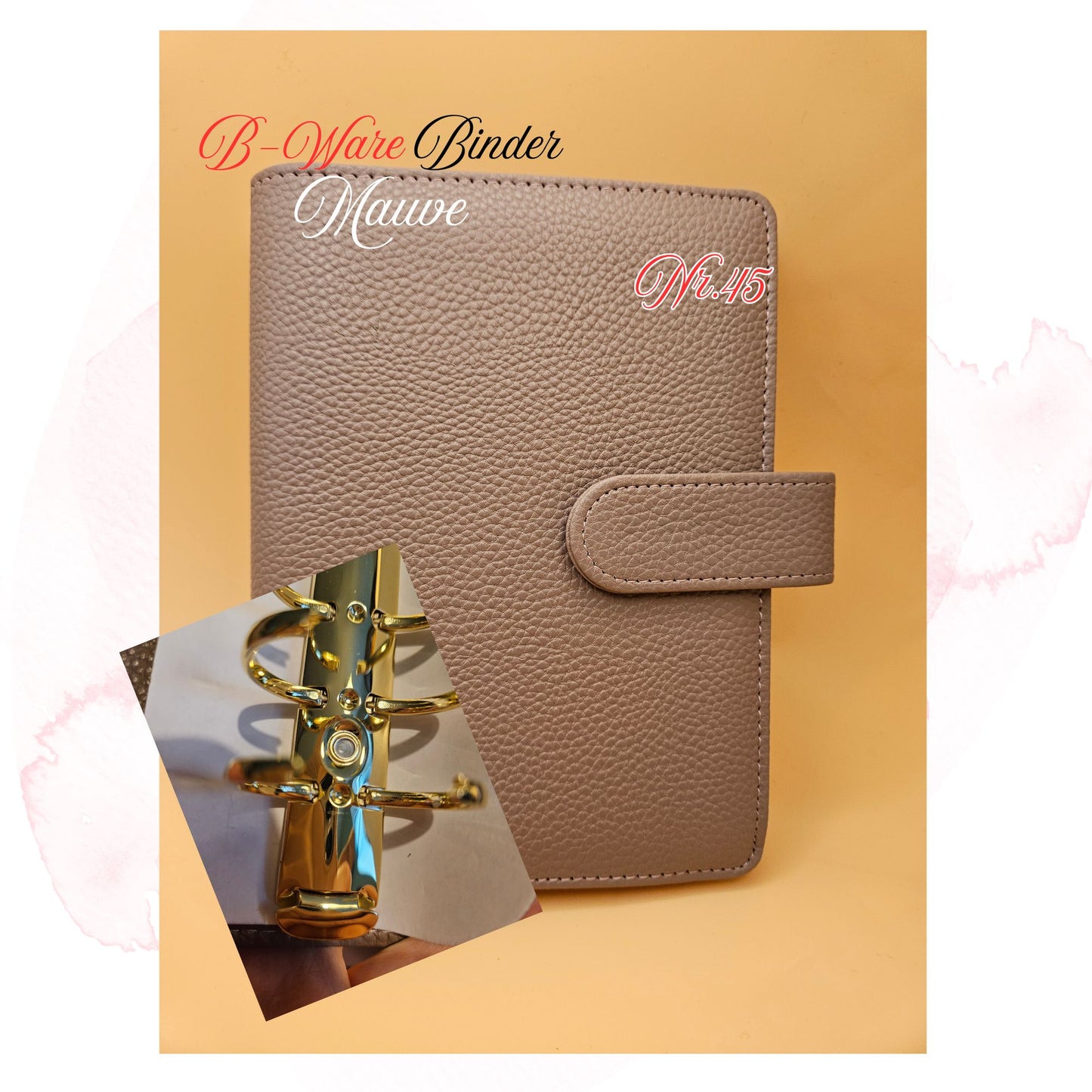 B-Ware Kiesel-Leder Binder A6 Teil 2