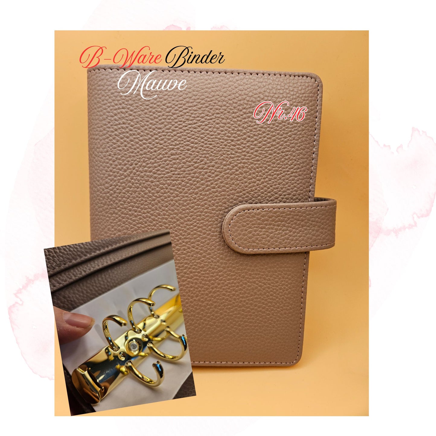 B-Ware Kiesel-Leder Binder A6 Teil 2