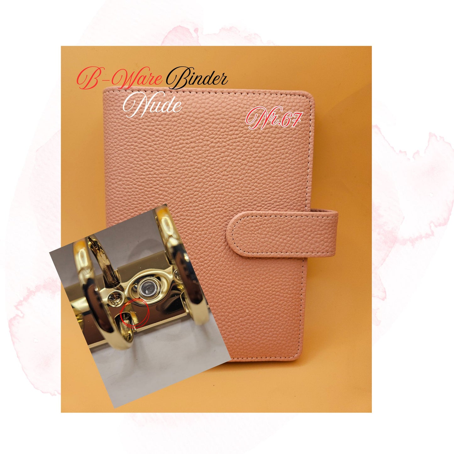 B-Ware Kiesel-Leder Binder A6 Teil 2