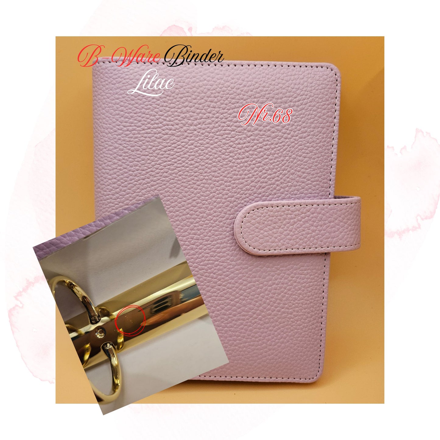B-Ware Kiesel-Leder Binder A6 Teil 2