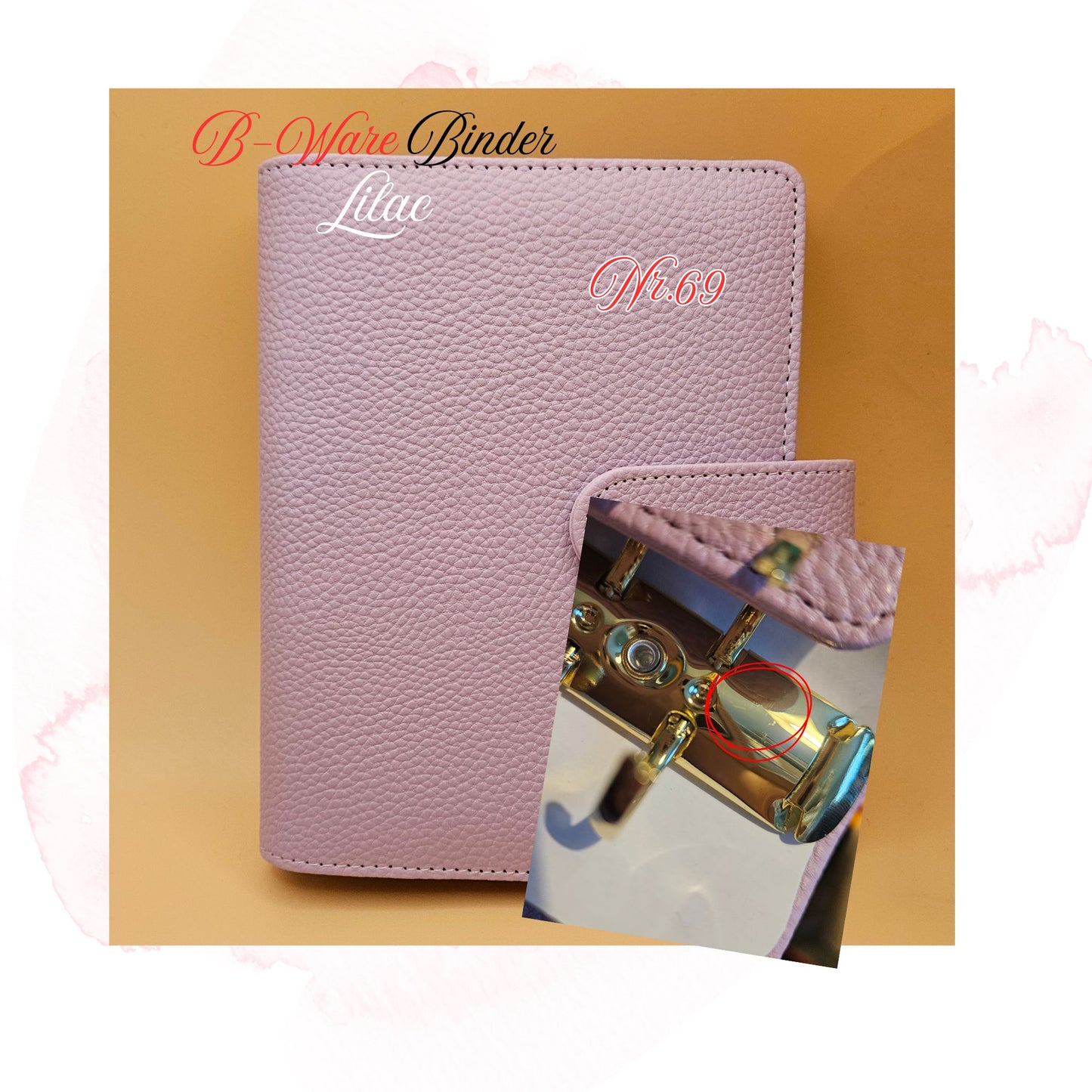 B-Ware Kiesel-Leder Binder A6 Teil 2
