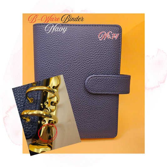 B-Ware Kiesel-Leder Binder A6 Teil 3