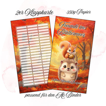 Freunde im Blättermeer