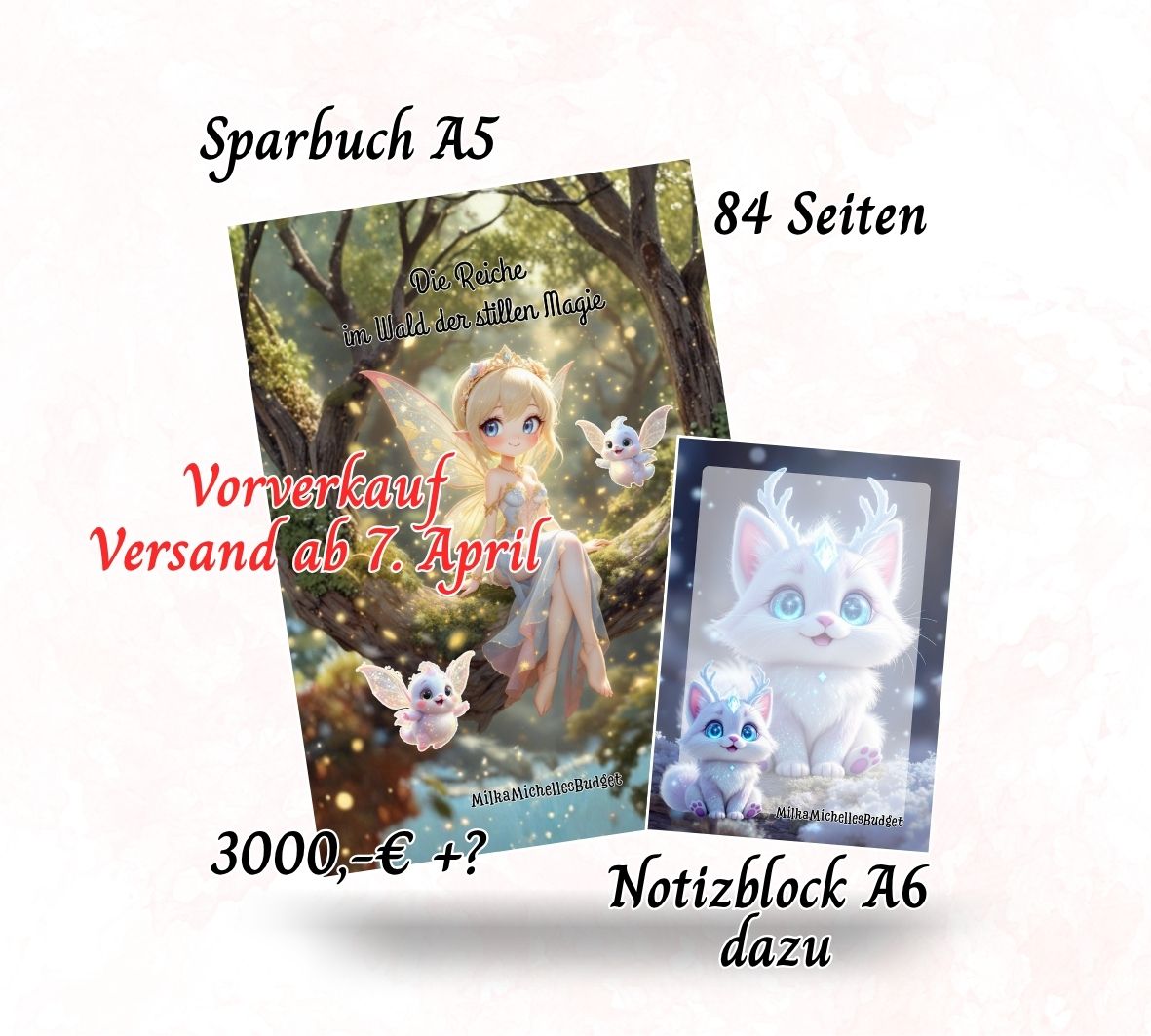 A5 Sparbuch - Die Reiche im Wald der stillen Magie