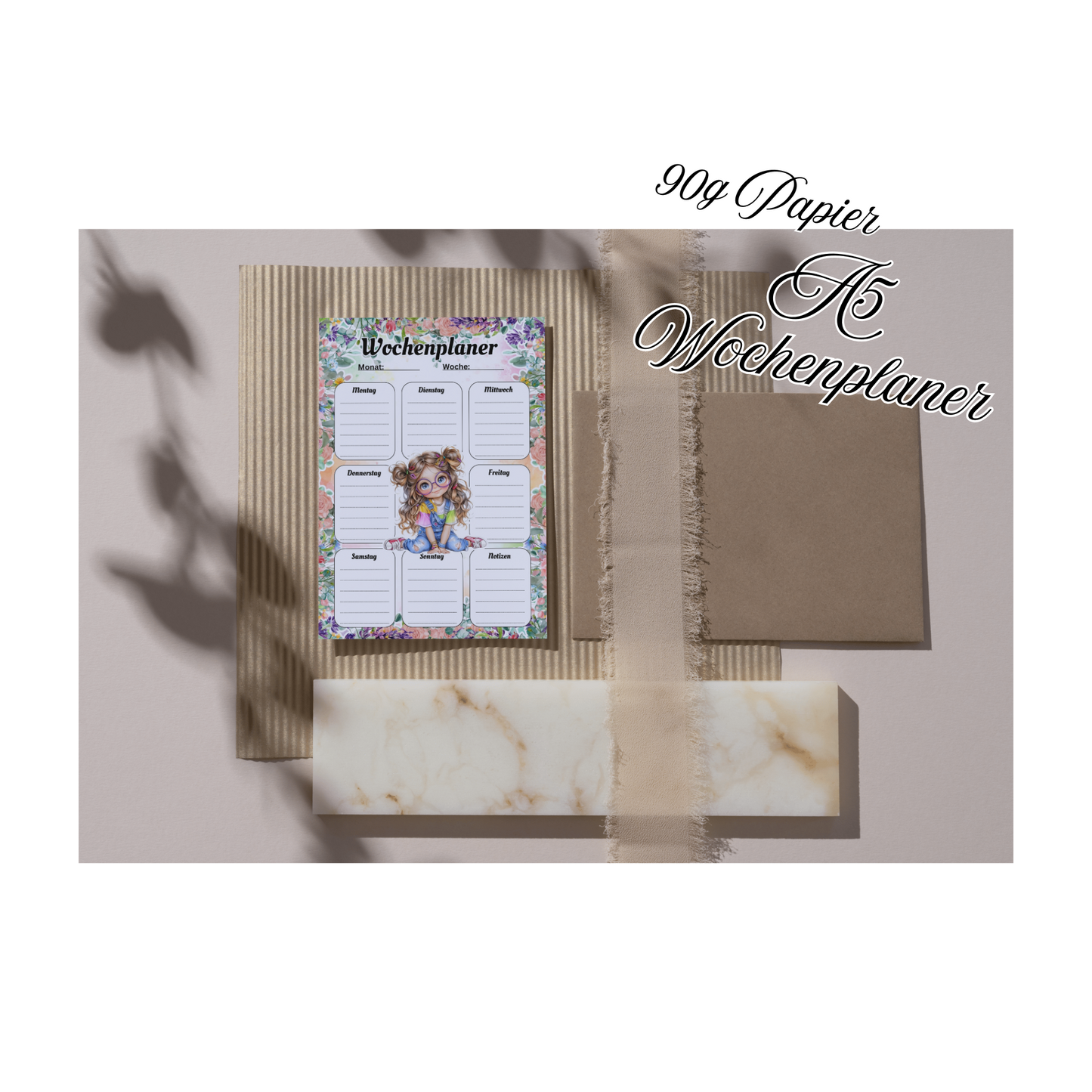 Wochenplaner A5 "Girly"
