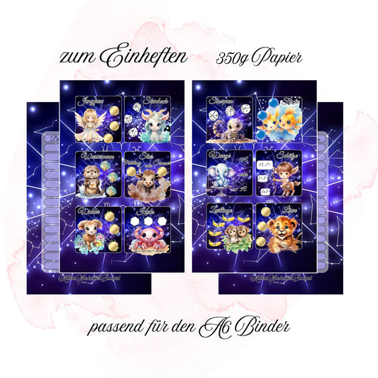 Sternzeichen Mini Jahreschallenge