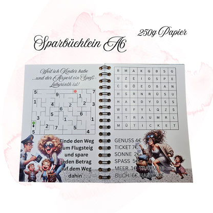 Sparbuch- Weil ich Kinder habe - Urlaubs Edition / Artikel 00166