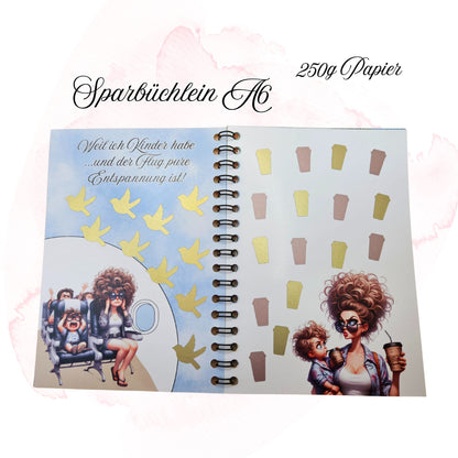 Sparbuch- Weil ich Kinder habe - Urlaubs Edition / Artikel 00166