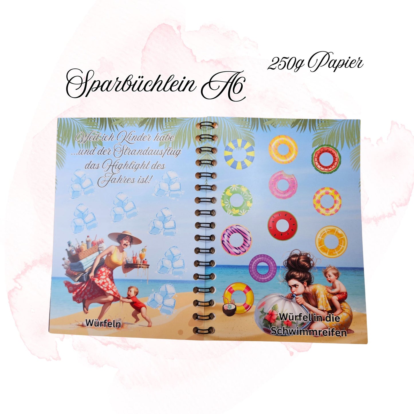 Sparbuch- Weil ich Kinder habe - Urlaubs Edition / Artikel 00166