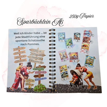Sparbuch- Weil ich Kinder habe - Urlaubs Edition / Artikel 00166