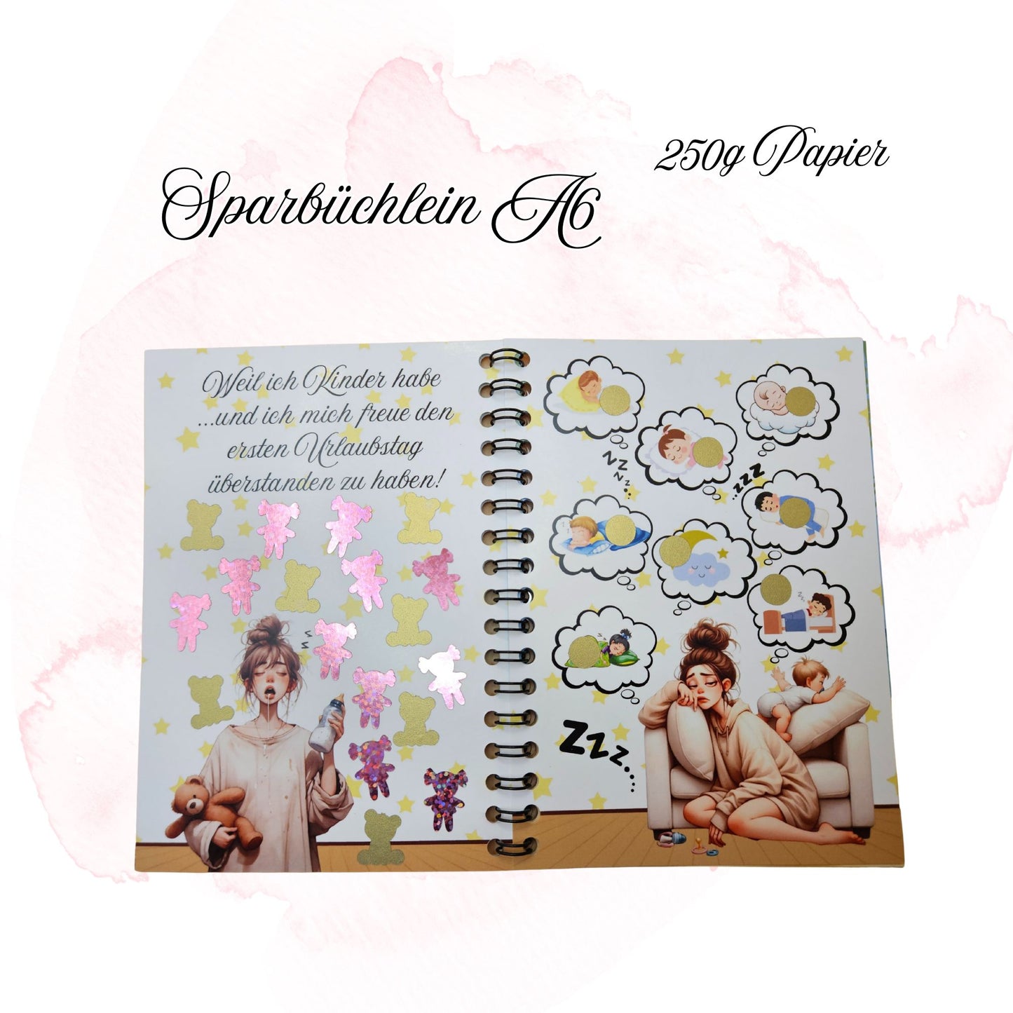 Sparbuch- Weil ich Kinder habe - Urlaubs Edition / Artikel 00166